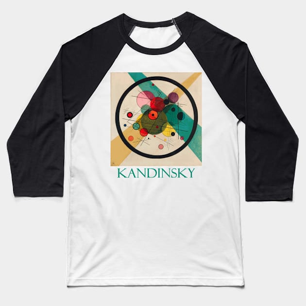 Circles in a Circle by Wassily Kandinsky Baseball T-Shirt by Naves